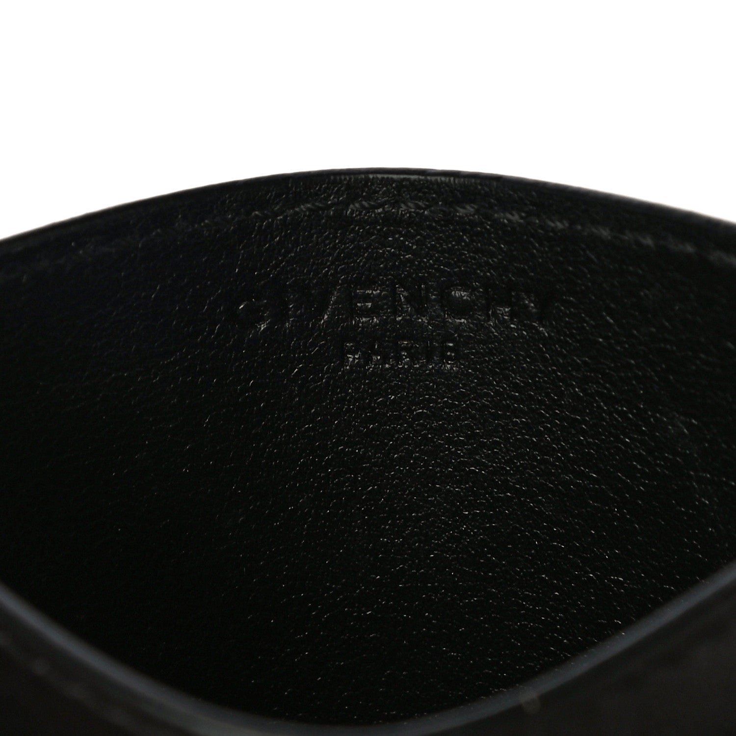 Givenchy Lambskin Logo Printed Card Holder Black 6 of 9