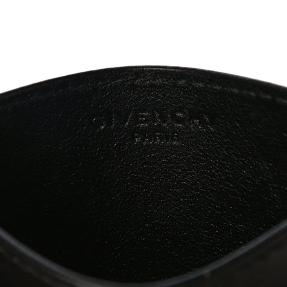 Givenchy Lambskin Logo Printed Card Holder Black 6 of 9