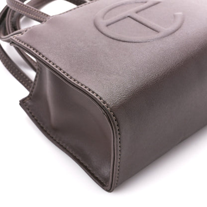 Telfar Vegan Leather Small Shopping Bag Chocolate 9 of 10
