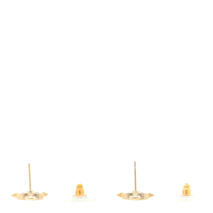 Chanel Metal Anchor CC Earrings Gold 3 of 4