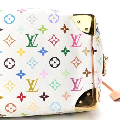 Louis Vuitton Monogram Multicolor Speedy 30 White 7 of 8
