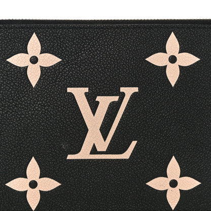 Louis Vuitton Empreinte Monogram Giant Neonoe MM Pochette Black Beige 7 of 9