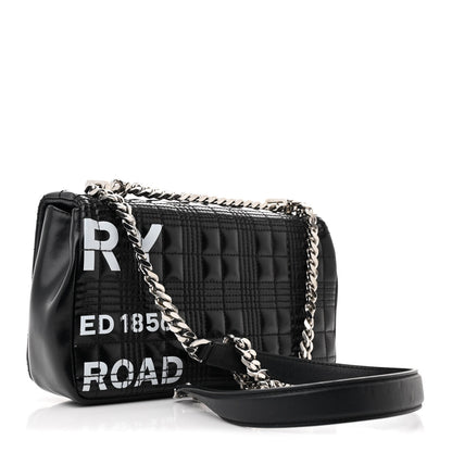 Burberry Patent Quilted Horseferry Print Small Lola Bag Black 3 of 10