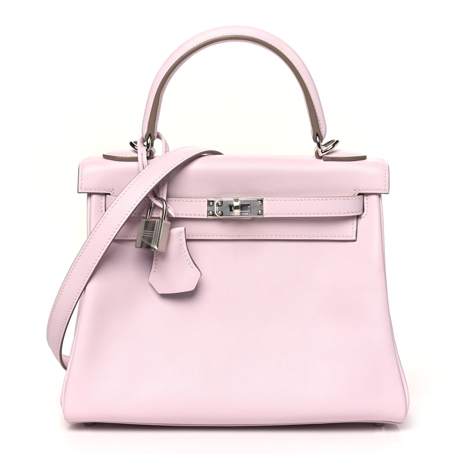 Hermes Swift Kelly Retourne 25 Mauve Pale 1 of 11