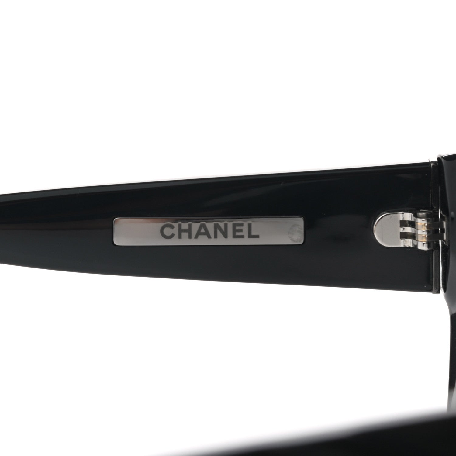 Chanel Acetate Polarized Butterfly CC Sunglasses 5412 Black 5 of 8