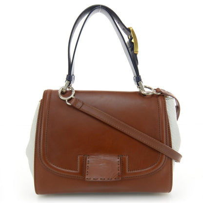 Fendi Cuoio Colorblock Silvana Bag White 1 of 7