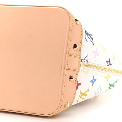 Louis Vuitton Monogram Multicolor Alma White 9 of 13