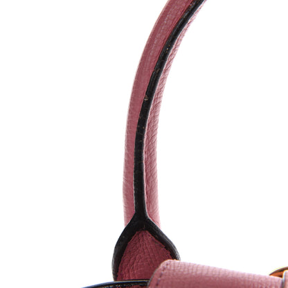 Burberry Derby Calfskin Small Milverton Satchel Mauve Pink 16 of 24