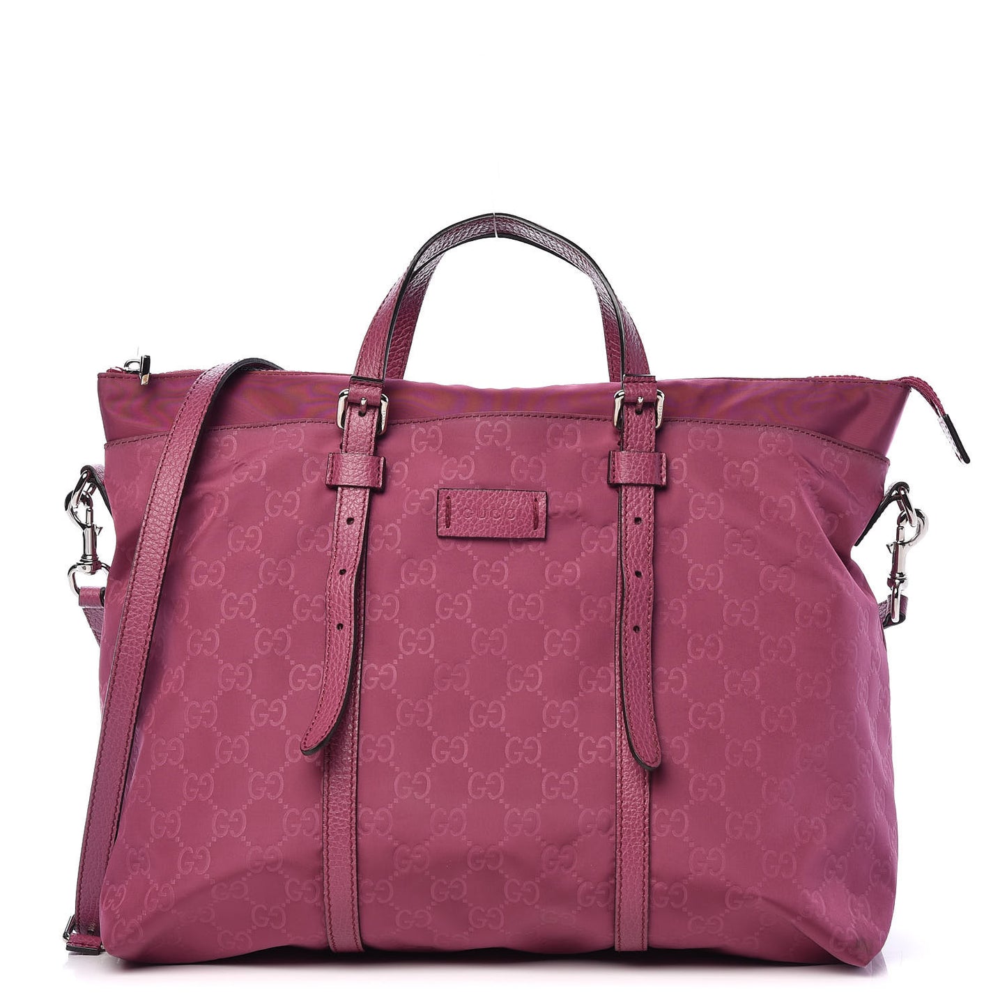 Nylon Monogram Dollar Calfskin Tote Peonia Flower