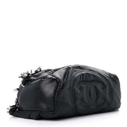 Chanel Nylon Tweed Coco Neige Belt Bag Black 3 of 8
