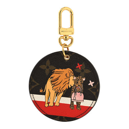 Louis Vuitton Monogram 2018 Christmas Animation Cats Bag Charm Key Ring 1 of 3