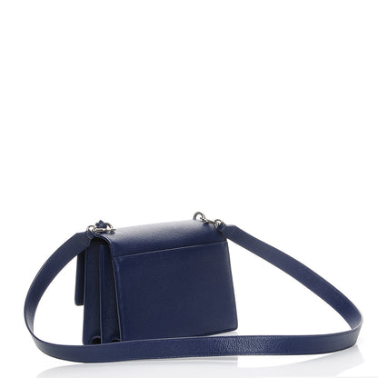 Saint Laurent Grained Calfskin Medium Monogram Sunset Dark Blue 3 of 7