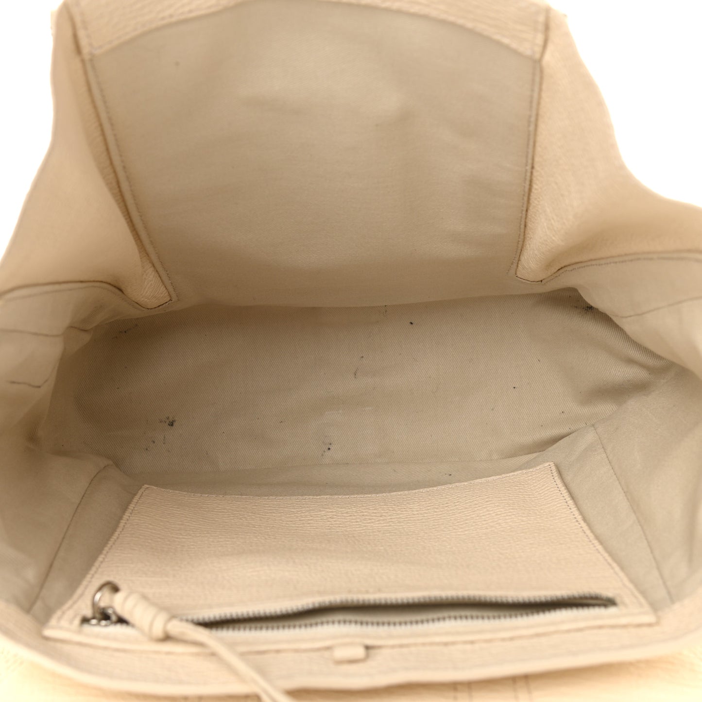 Textured Calfskin Pashli Backpack Milk
