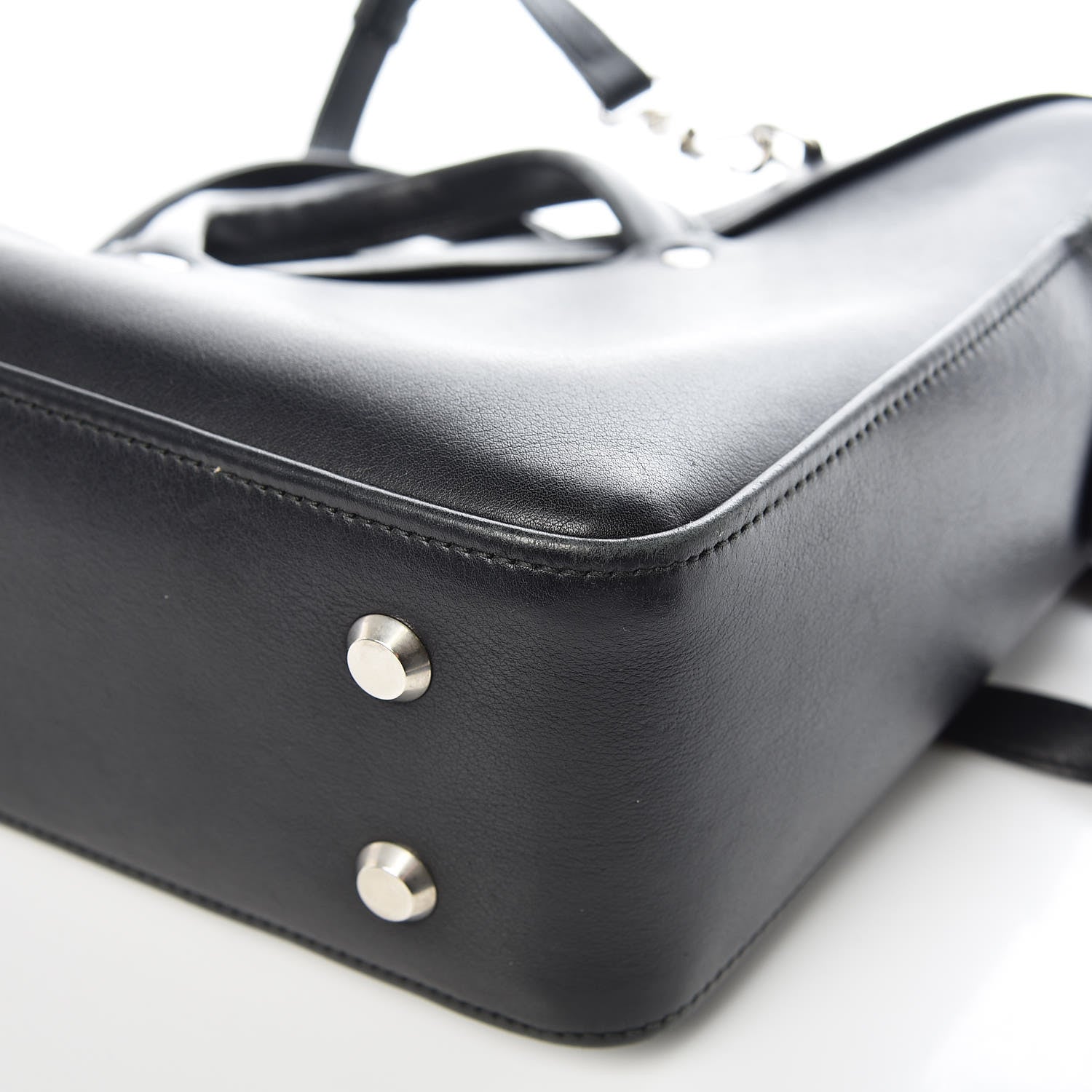 Balenciaga Calfskin S Triangle Duffle Black 7 of 15