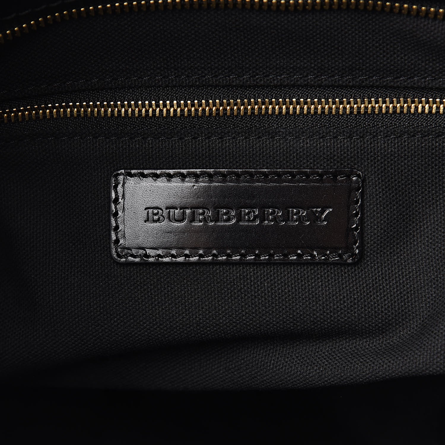 Burberry House Check Bridle Calfskin Small Dutton Hobo Black 6 of 10