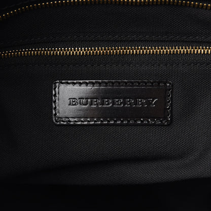 Burberry House Check Bridle Calfskin Small Dutton Hobo Black 6 of 10