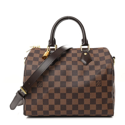 Louis Vuitton Damier Ebene Speedy Bandouliere 25 1 of 10
