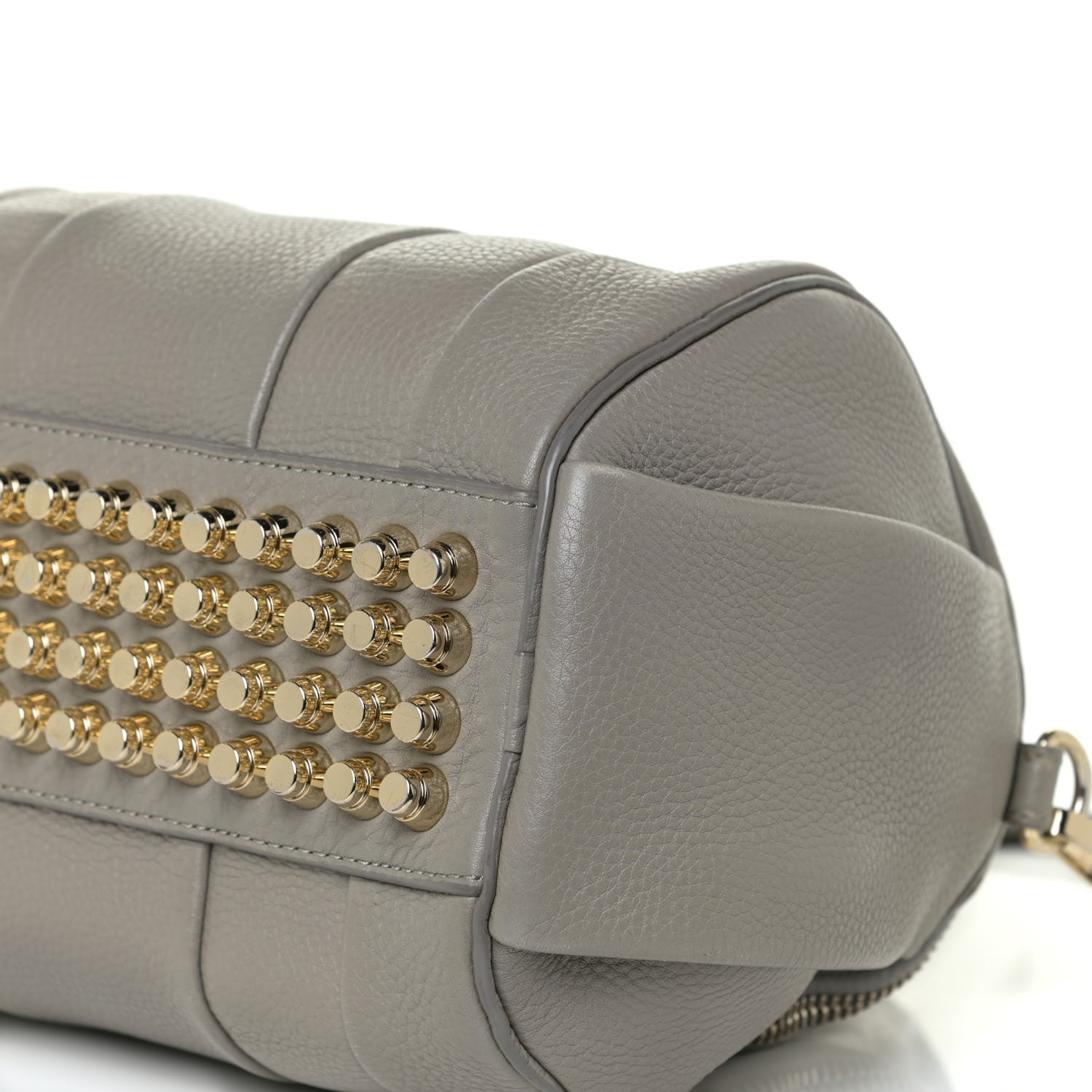 Alexander Wang Pebbled Lambskin Rockie Gray Pale Gold Hardware 7 of 14