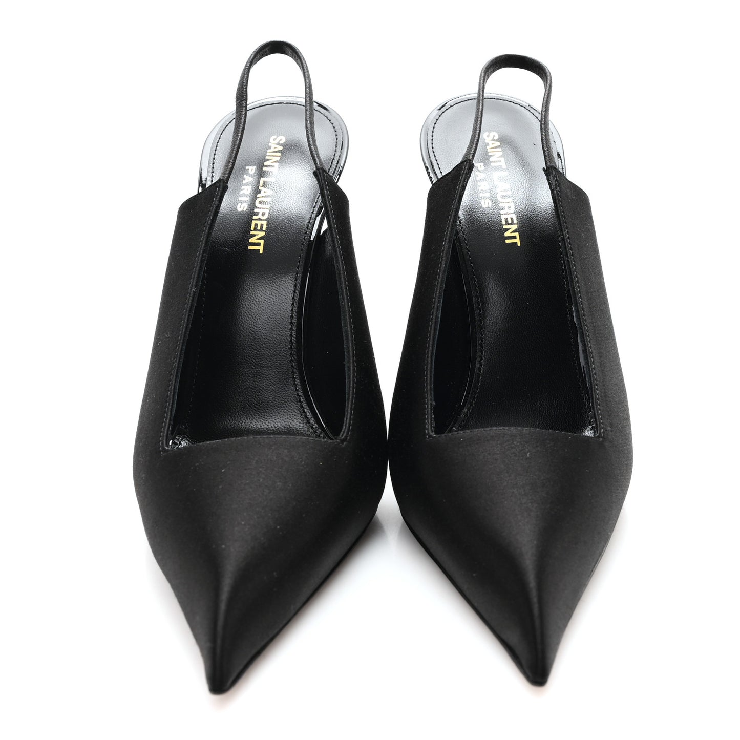 Raso Regale Raven 110 Slingback Pumps 38.5 Black