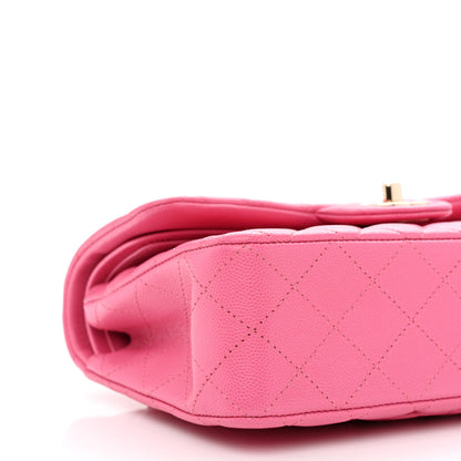 Chanel Caviar Quilted Small Double Flap Pink 9 of 10