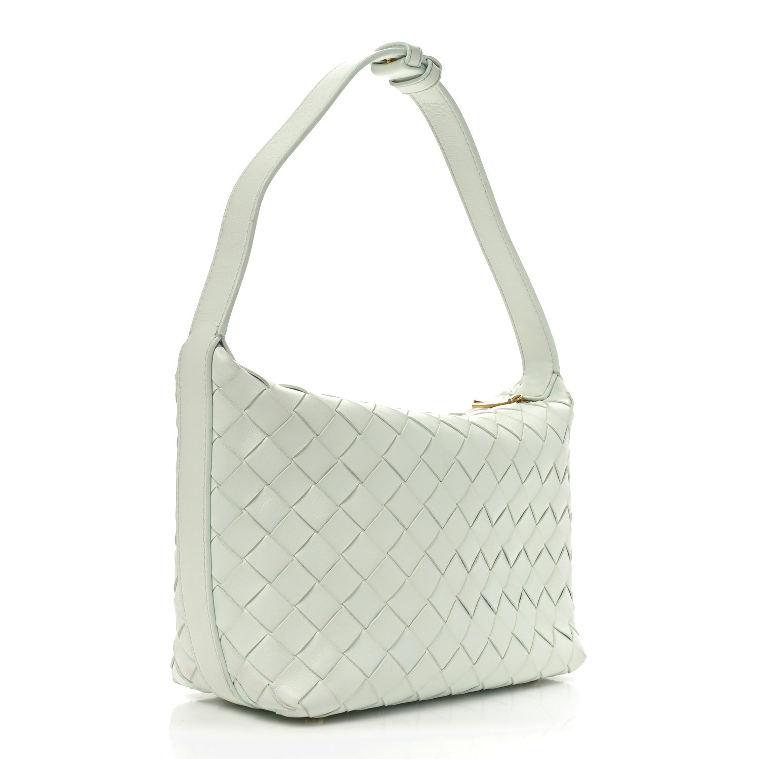 Bottega Veneta Calfskin Nappa Intrecciato Mini Wallace Glacier Muse 3 of 11