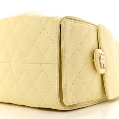Chanel Caviar Quilted Small Chanel 25 Handbag Light Yellow 10 of 10