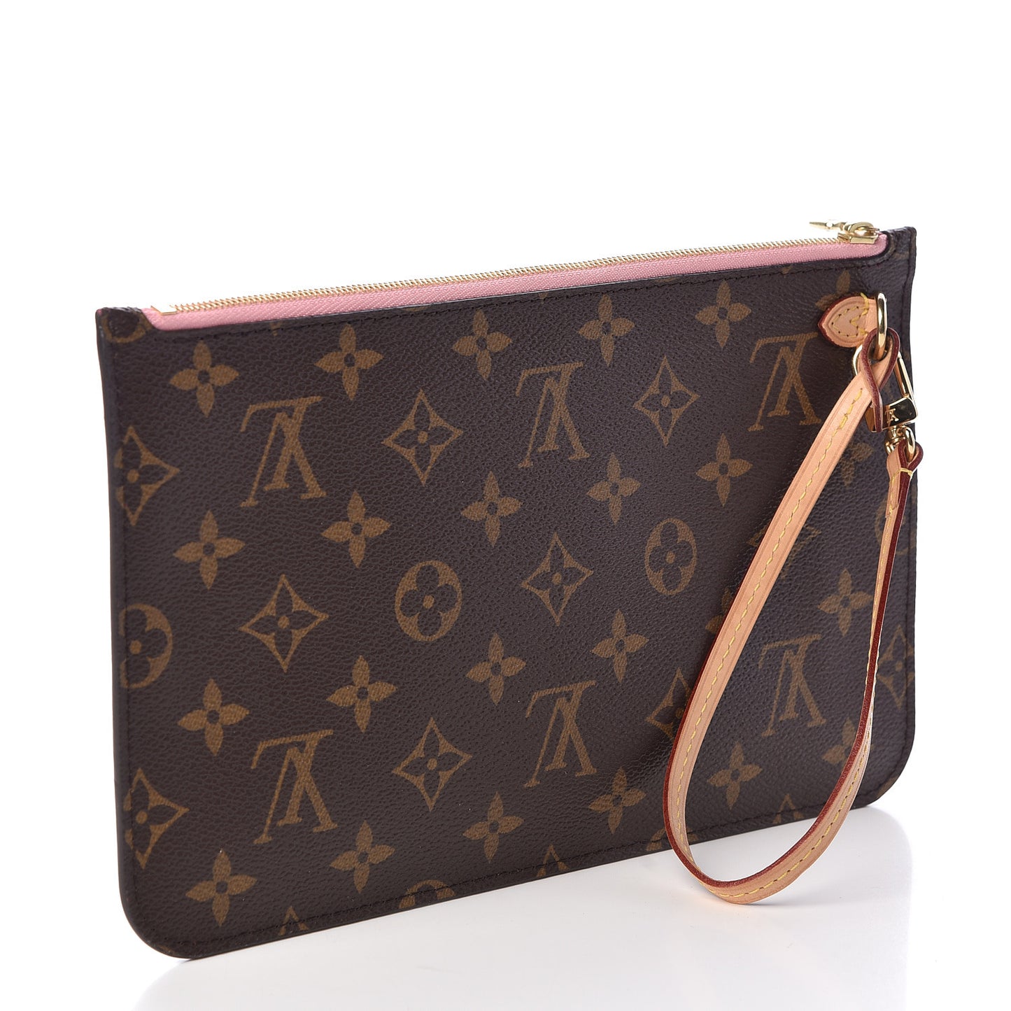 Monogram Neverfull MM GM Pochette Rose Ballerine