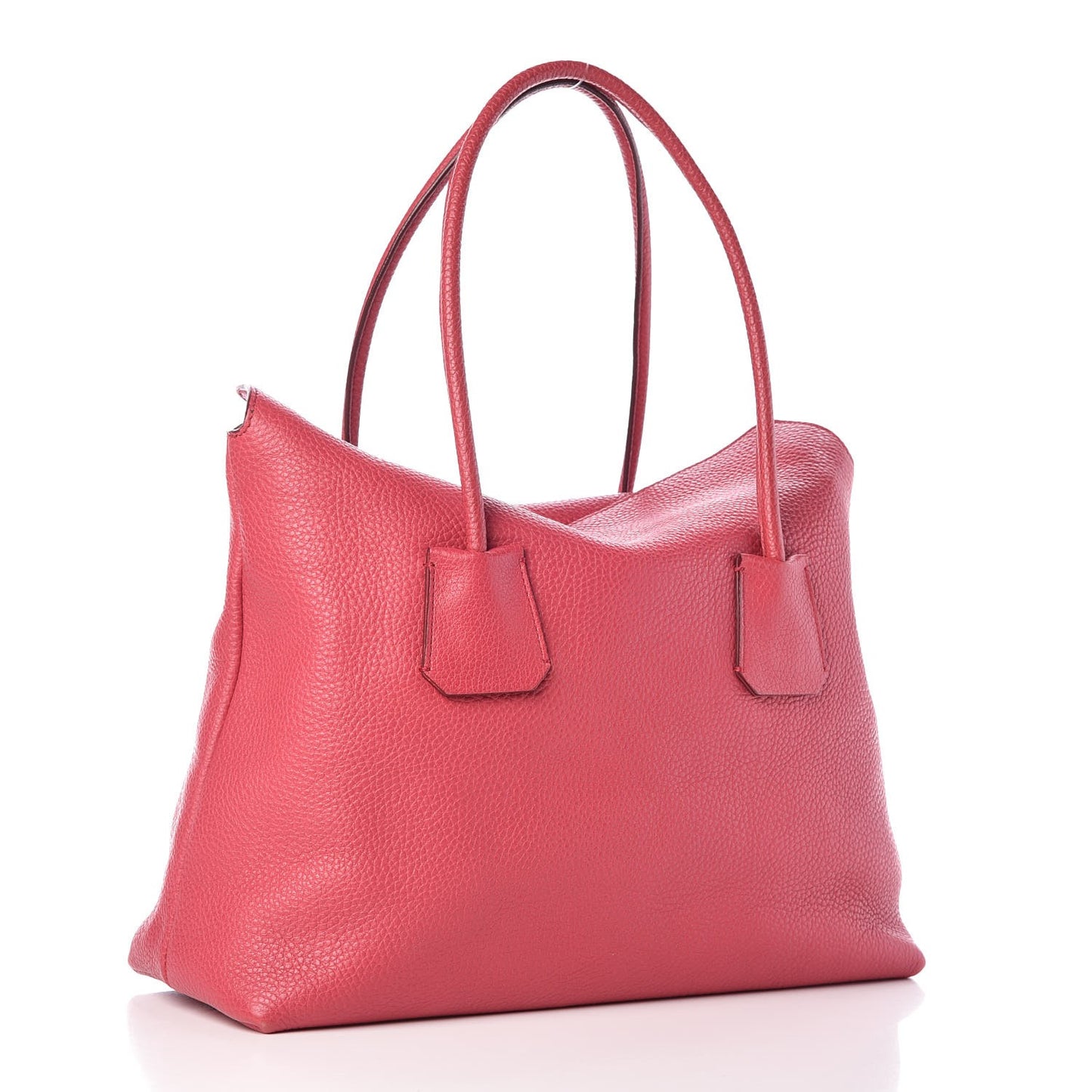 Grainy Calfskin Medium Baynard Tote Pink Azalea