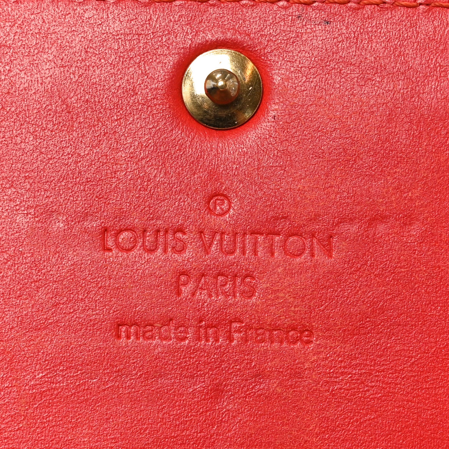 Louis Vuitton Vernis Sarah Wallet Rouge Grenadine 6 of 9