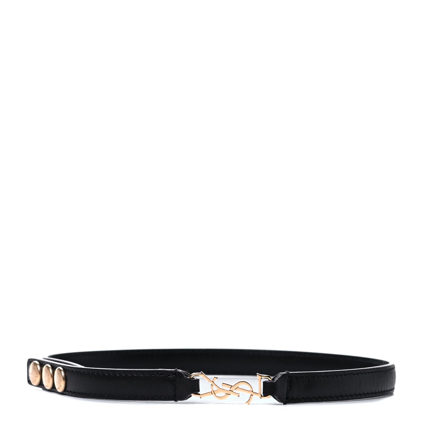 Calfskin Adjustable Double Wrap Bracelet Black