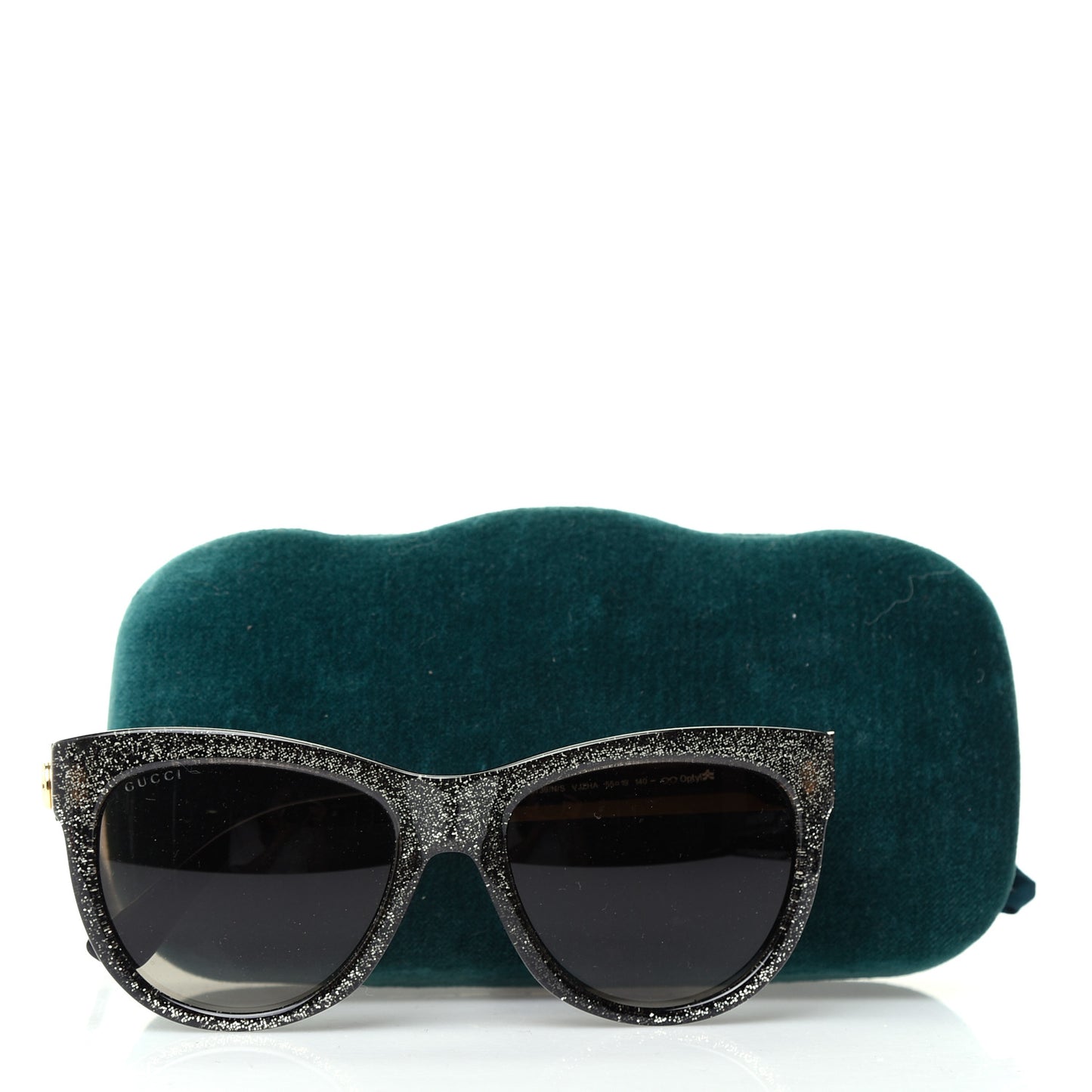 Glitter Cat Eye Sunglasses 3739/N/S Black