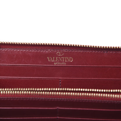 Valentino Garavani Patent Zip Around Wallet Red 5 of 12