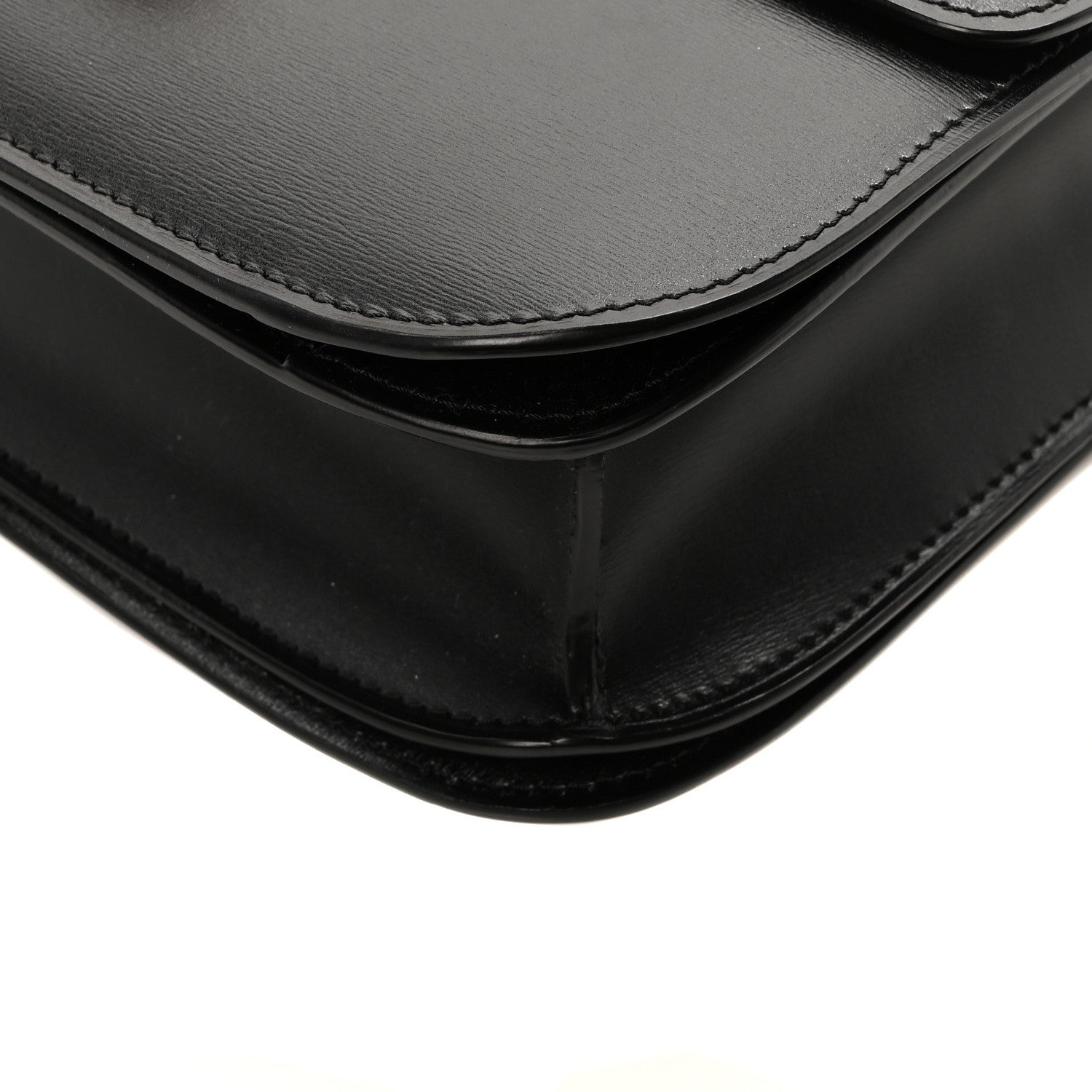 Celine Box Calfskin Medium Classic Box Flap Bag Black 10 of 11