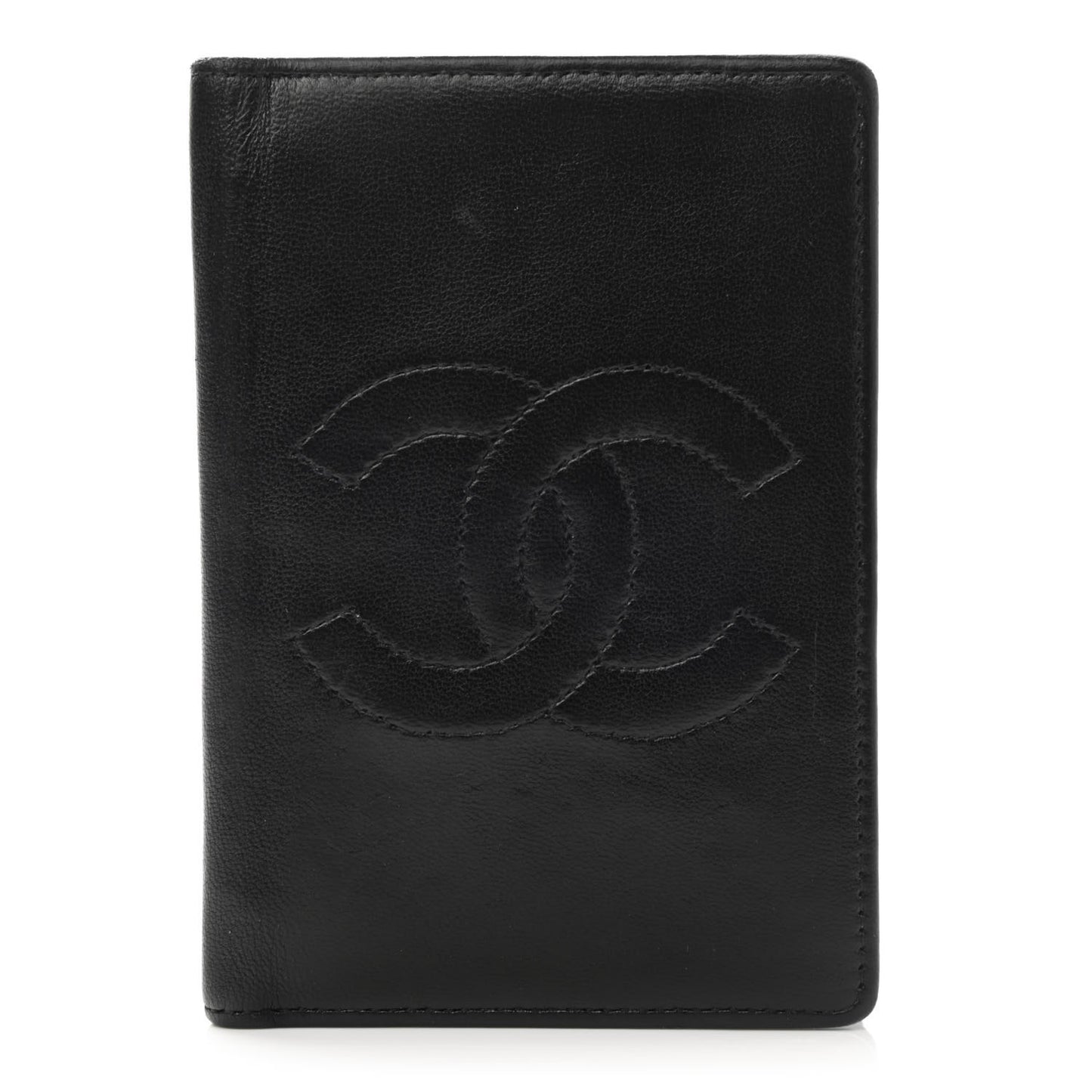 Lambskin Timeless CC Card Holder Wallet Black