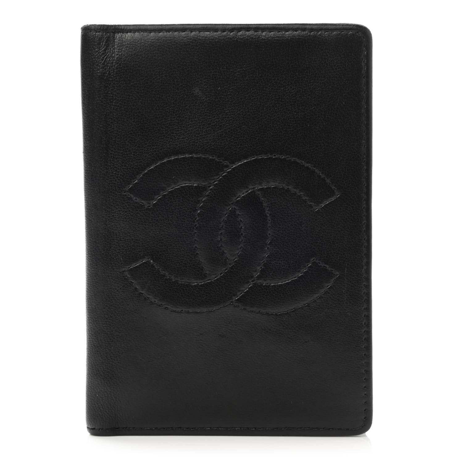 Chanel Lambskin Timeless CC Card Holder Wallet Black 1 of 10