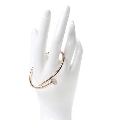 Cartier 18K Pink Gold Diamond Juste Un Clou Bracelet 18 2 of 6