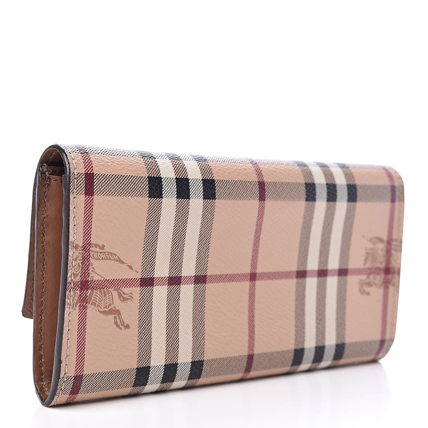 Burberry Haymarket Check Halton Wallet Tan 3 of 7