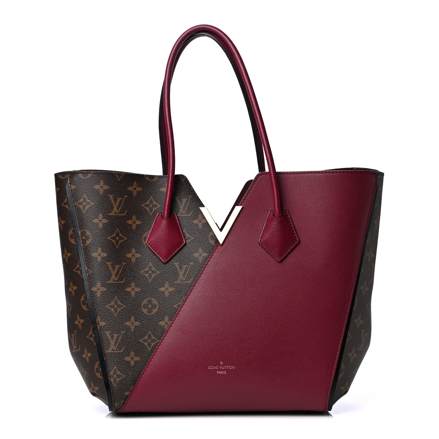 Calfskin Monogram Kimono Tote Grape