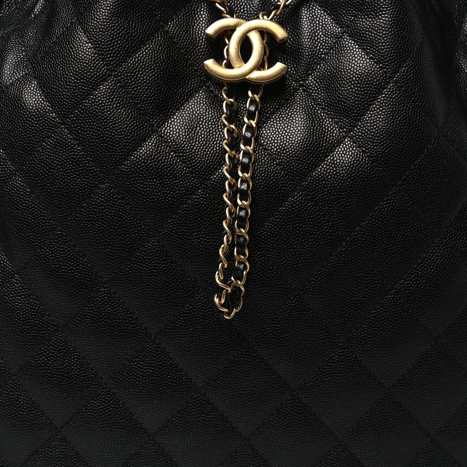 Chanel Caviar Quilted Medium Chanel 25 Handbag Black 9 of 11