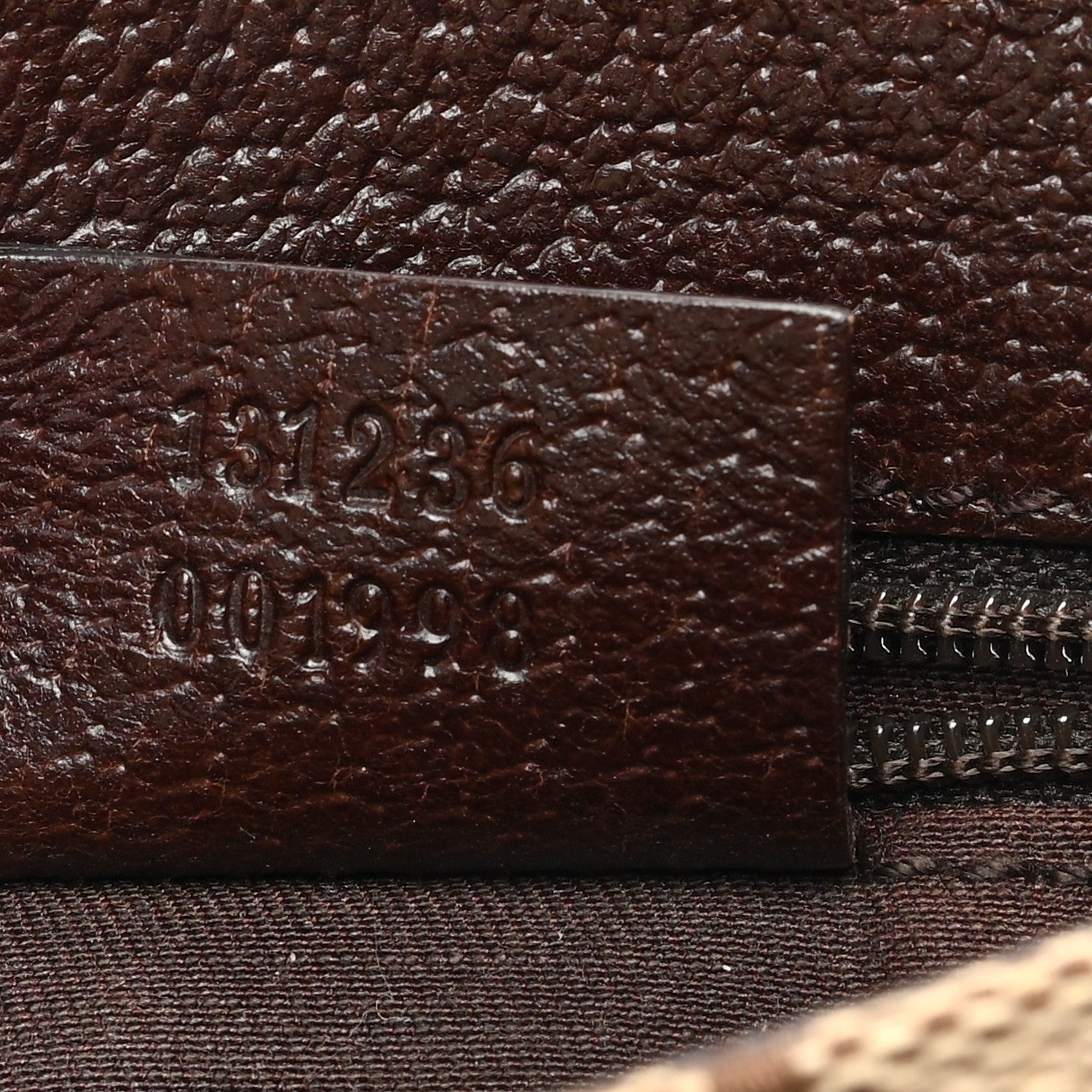 Gucci Monogram Waist Pouch Bag Dark Brown 7 of 11