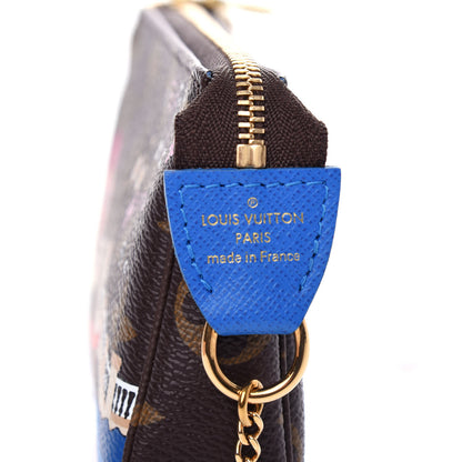 Louis Vuitton Monogram 2019 Christmas Animation Mini Venice Pochette Accessories Blue 7 of 10