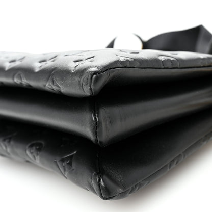 Louis Vuitton Lambskin Embossed Monogram Coussin PM Black 11 of 11