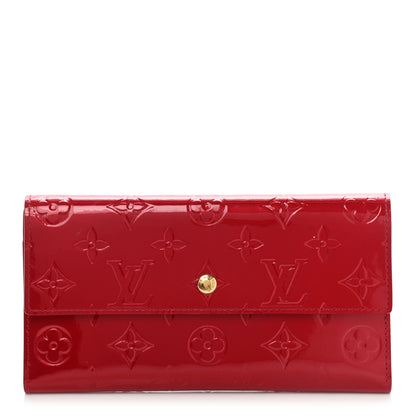 Louis Vuitton Vernis Porte Tresor International Wallet Pomme D'Amour 1 of 9