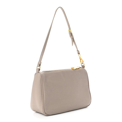 Prada Vitello Daino Pochette Bag Pomice 3 of 12
