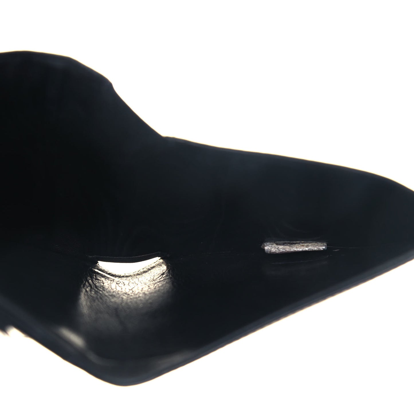 Patent Timeless CC Compact French Wallet Black