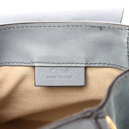 Chloe Suede Calfskin Mini Faye Backpack Cloudy Blue 8 of 12