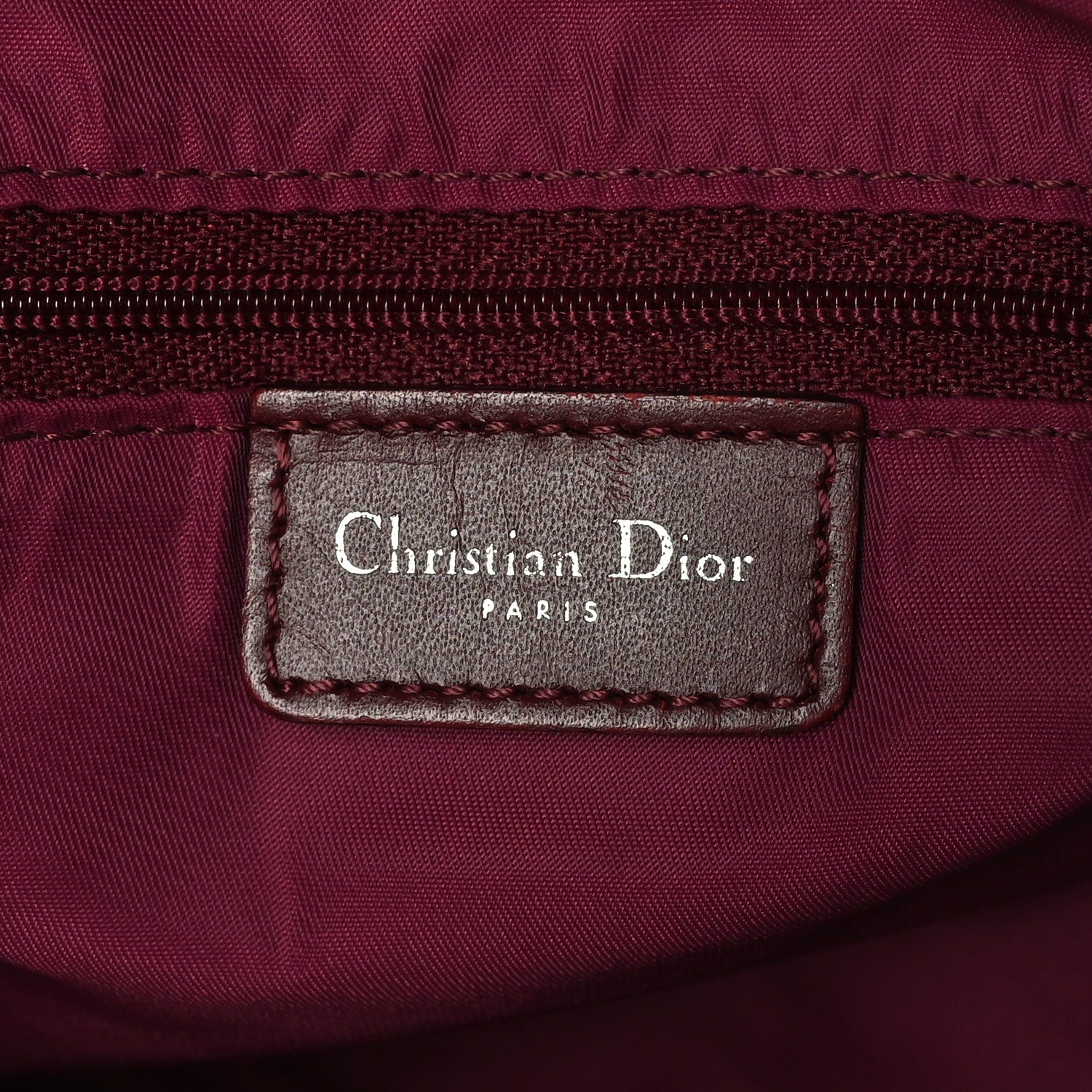 Christian Dior Monogram Messenger Bordeaux 6 of 9