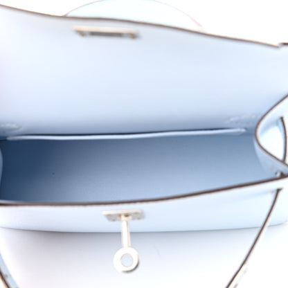 Hermes Epsom Mini Kelly Sellier 20 Bleu Brume 5 of 11