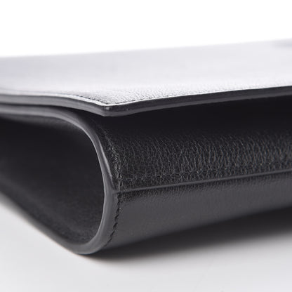 Saint Laurent Calfskin Monogram Large Belle De Jour Clutch Black 8 of 9