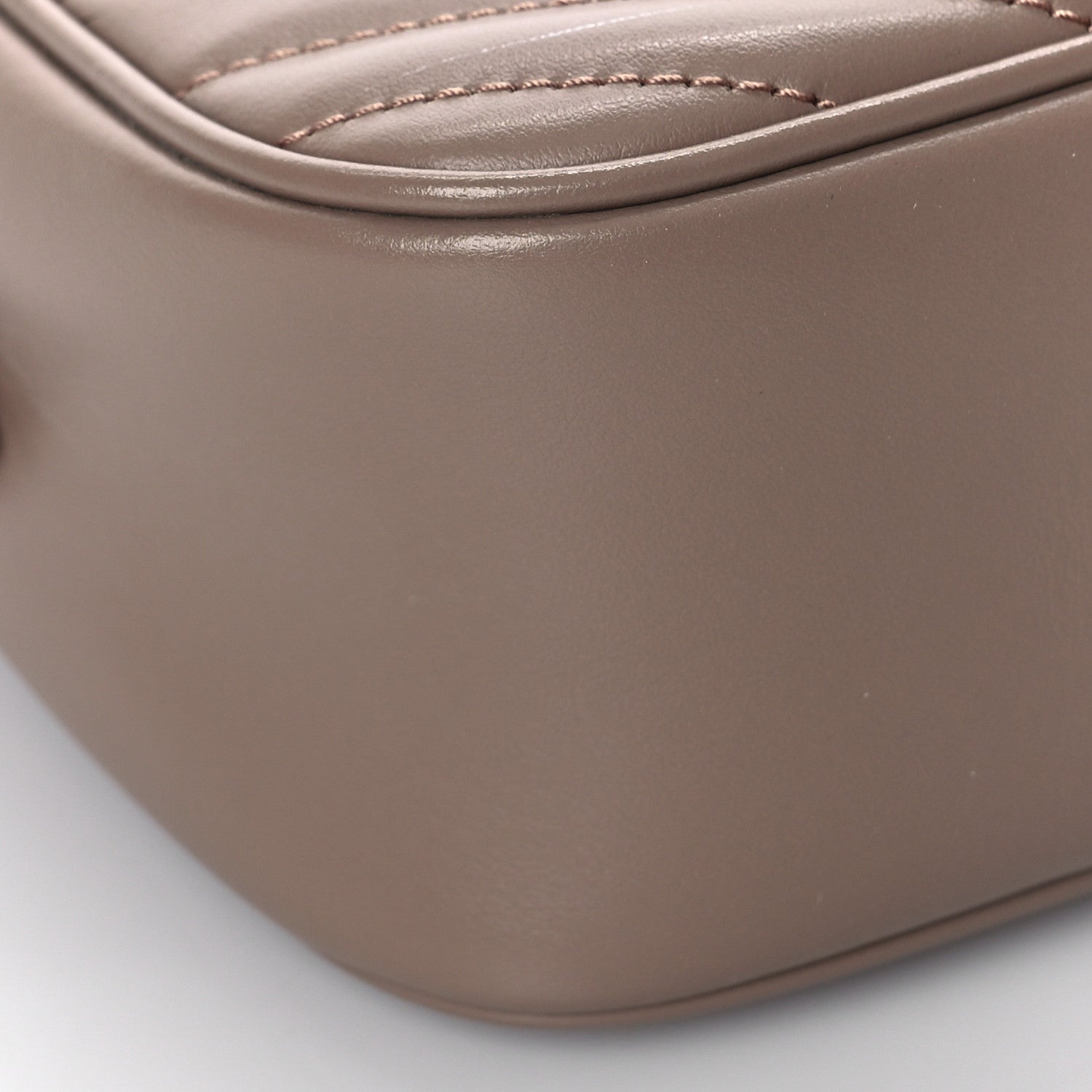 Gucci Calfskin Matelasse Small GG Marmont Chain Shoulder Bag Porcelain Rose 8 of 9